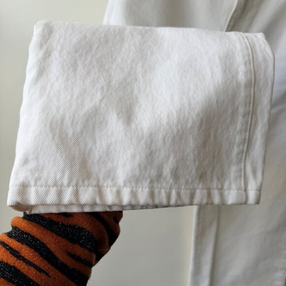 Rolla’s White High Rise Loose Straight Jeans Women’s Size 28 M82 - Picture 8 of 12